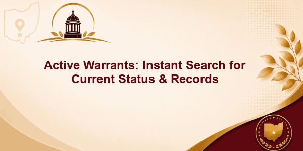 Active Warrants: Instant Search for Current Status & Records